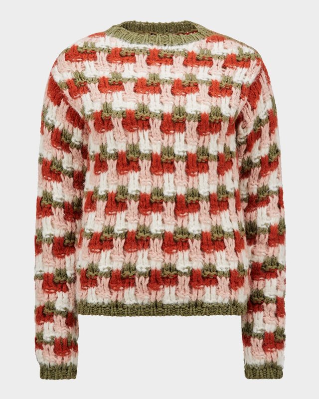 Alpaca-Blend Crewneck Sweater